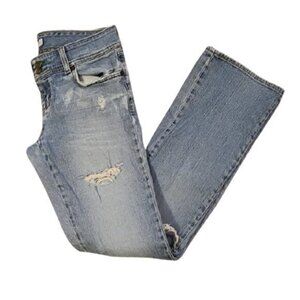 [Tommy Jean] Low Rise Distressed Bootcut Jeans - Size 7